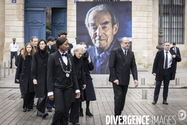 Cérémonie d’hommage à Robert Badinter