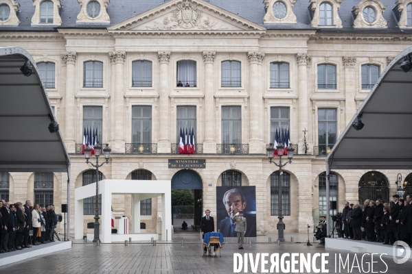 Cérémonie d’hommage à Robert Badinter