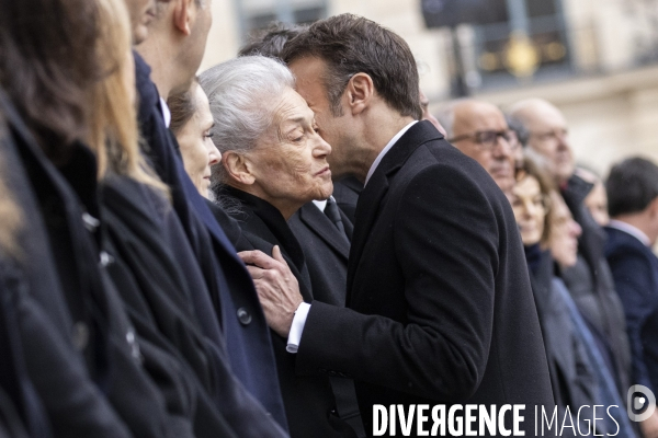 Cérémonie d’hommage à Robert Badinter