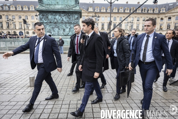 Cérémonie d’hommage à Robert Badinter