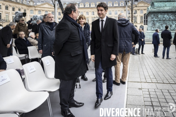 Cérémonie d’hommage à Robert Badinter