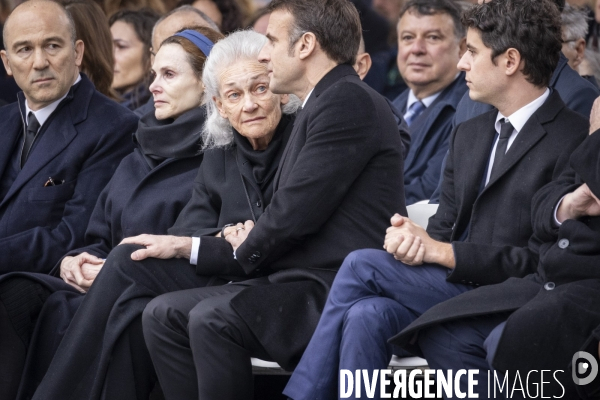 Cérémonie d’hommage à Robert Badinter