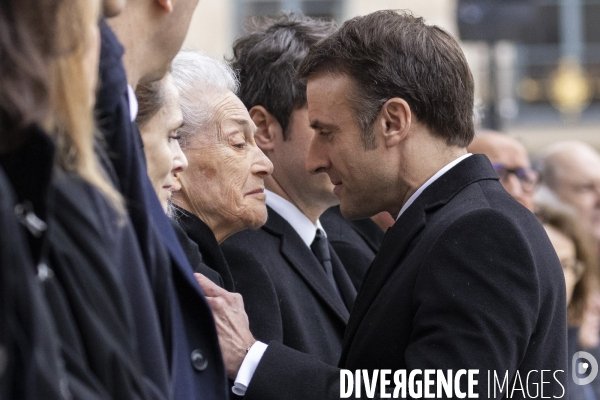 Cérémonie d’hommage à Robert Badinter