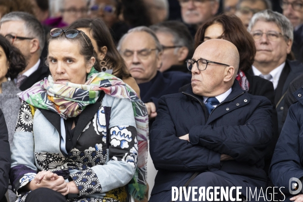 Cérémonie d’hommage à Robert Badinter