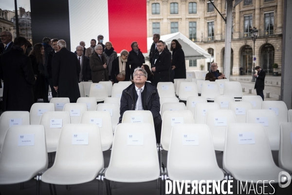 Cérémonie d’hommage à Robert Badinter