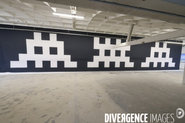 Exposition invader space station a paris