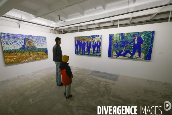 Exposition invader space station a paris