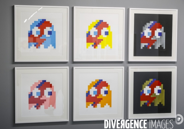 Exposition invader space station a paris