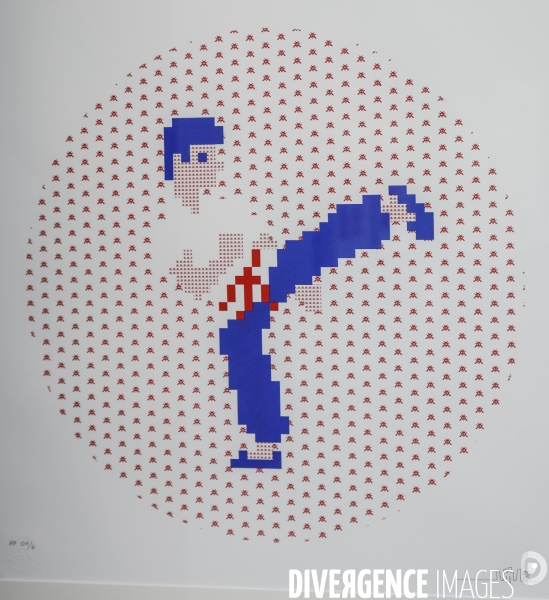 Exposition invader space station a paris