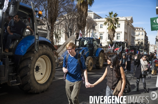 Las agriculteurs bloquent Marseille