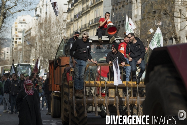 Las agriculteurs bloquent Marseille