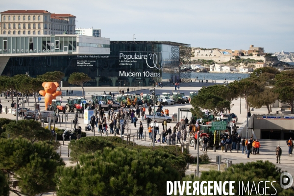 Manifestation des agriculteurs à Marseille