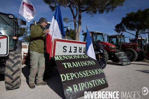 Manifestation des agriculteurs à Marseille