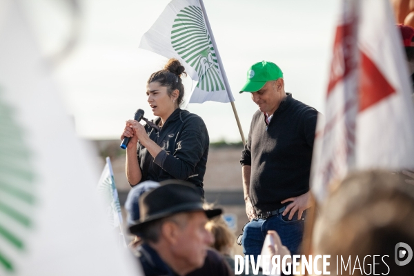 Manifestation des agriculteurs à Marseille