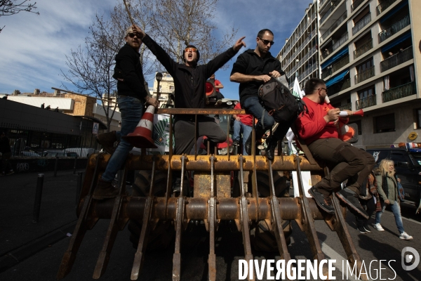 Manifestation des agriculteurs à Marseille