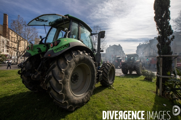 Manifestation des agriculteurs à Marseille