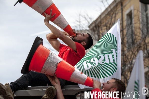 Manifestation des agriculteurs à Marseille