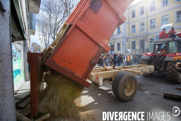 Manifestation des agriculteurs à Marseille