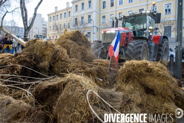 Manifestation des agriculteurs à Marseille