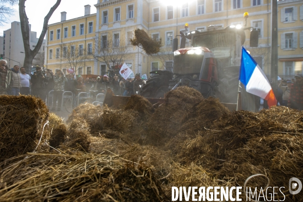 Manifestation des agriculteurs à Marseille