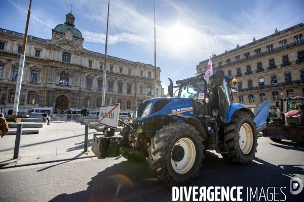 Manifestation des agriculteurs à Marseille