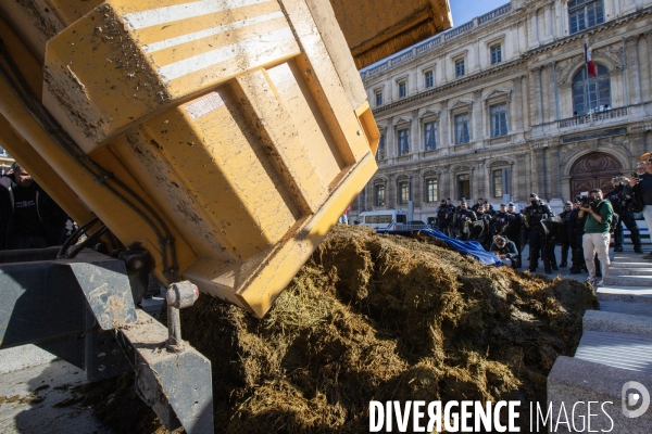 Manifestation des agriculteurs à Marseille