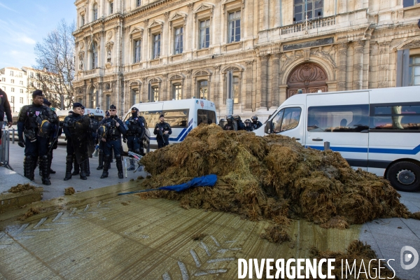 Manifestation des agriculteurs à Marseille