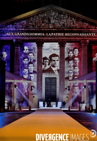 Cérémonie d’entrée au Panthéon de Missak Manouchian