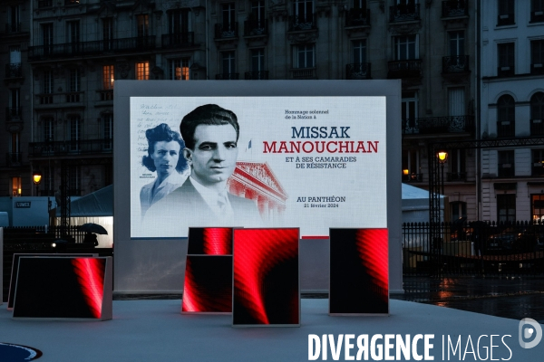 Missak et melinee  manouchian au pantheon
