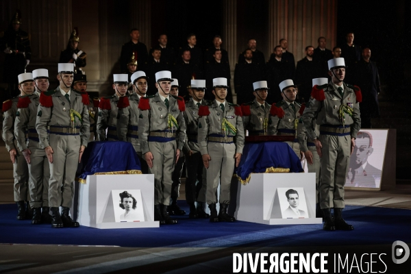 Missak et melinee  manouchian au pantheon