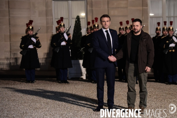 MACRON-ZELENSKY - Signature de l’accord bilatéral