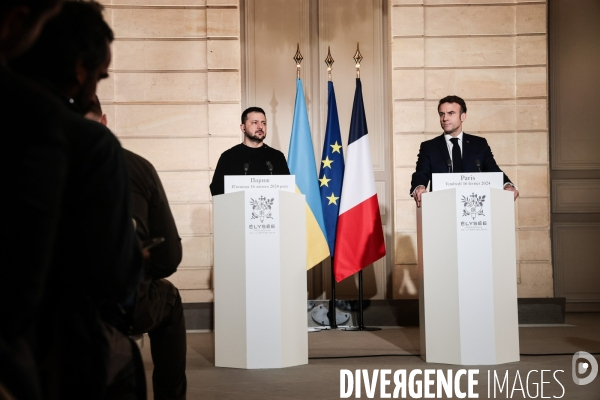 MACRON-ZELENSKY - Signature de l’accord bilatéral