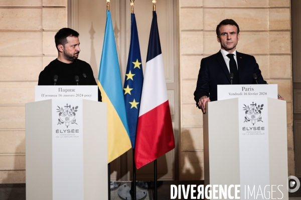 MACRON-ZELENSKY - Signature de l’accord bilatéral