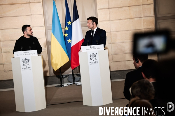 MACRON-ZELENSKY - Signature de l’accord bilatéral