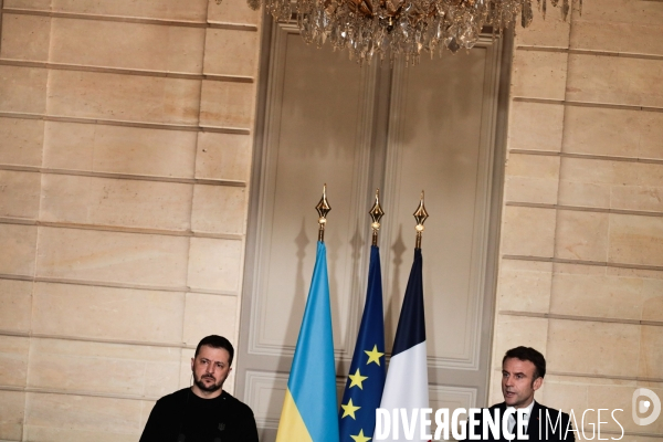 MACRON-ZELENSKY - Signature de l’accord bilatéral