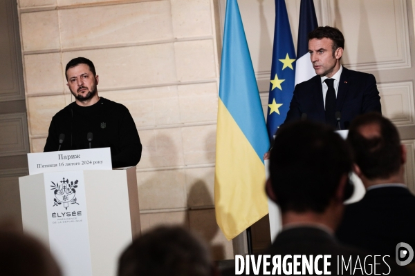 MACRON-ZELENSKY - Signature de l’accord bilatéral