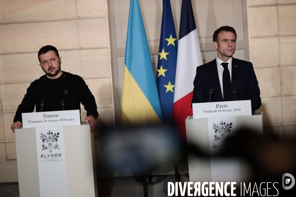 MACRON-ZELENSKY - Signature de l’accord bilatéral