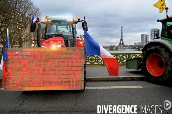 Manifestation des agriculteurs de la Coordination rurale