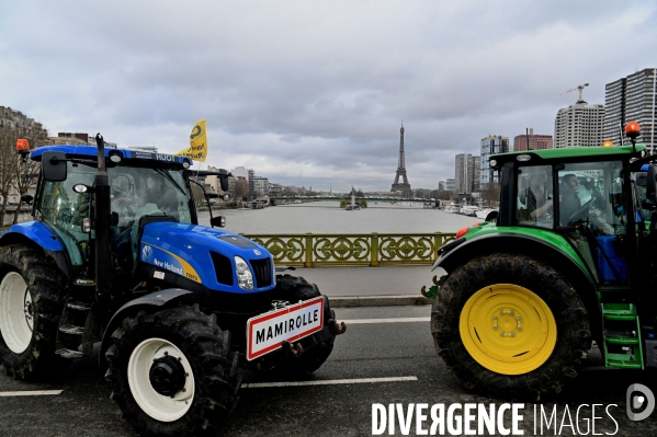 Manifestation des agriculteurs de la Coordination rurale