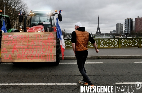 Manifestation des agriculteurs de la Coordination rurale