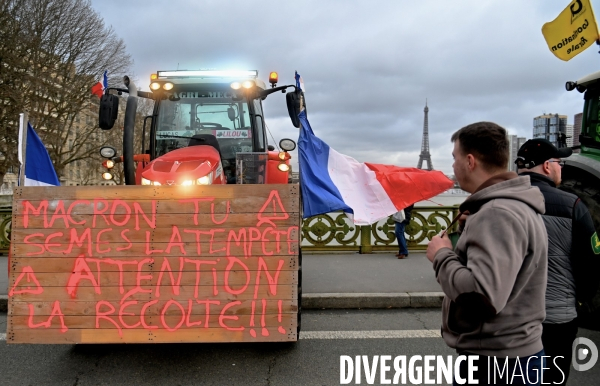 Manifestation des agriculteurs de la Coordination rurale