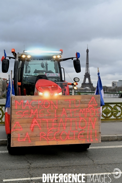 Manifestation des agriculteurs de la Coordination rurale