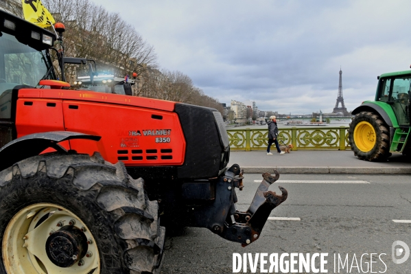 Manifestation des agriculteurs de la Coordination rurale