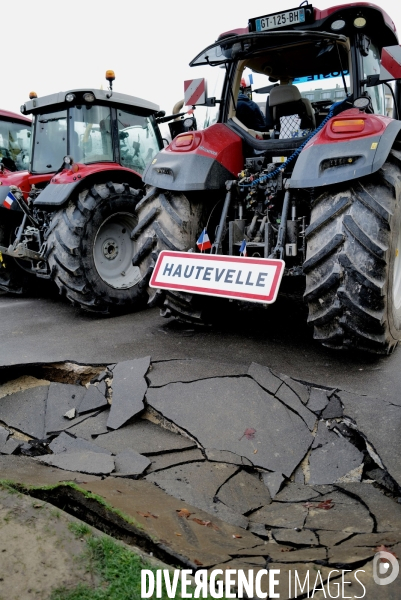 Manifestation des agriculteurs de la Coordination rurale