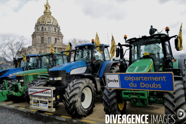 Manifestation des agriculteurs de la Coordination rurale