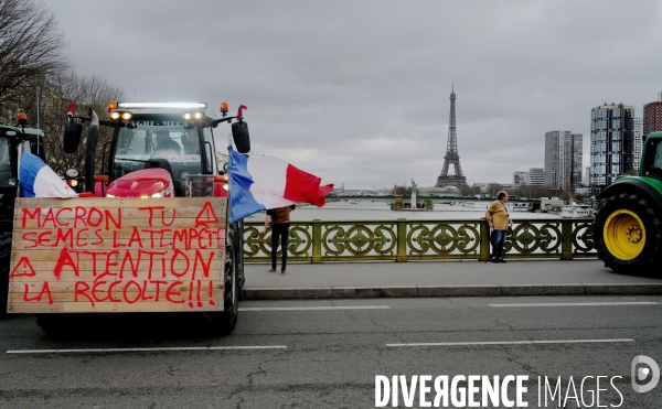 Manifestation des agriculteurs de la Coordination rurale