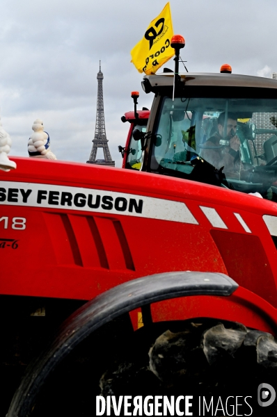 Manifestation des agriculteurs de la Coordination rurale