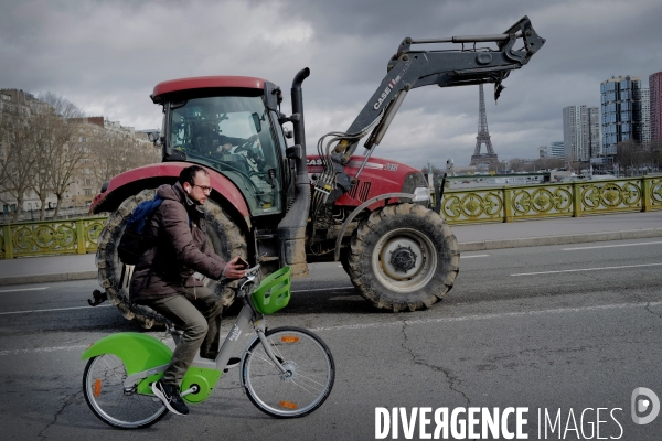 Manifestation des agriculteurs de la Coordination rurale