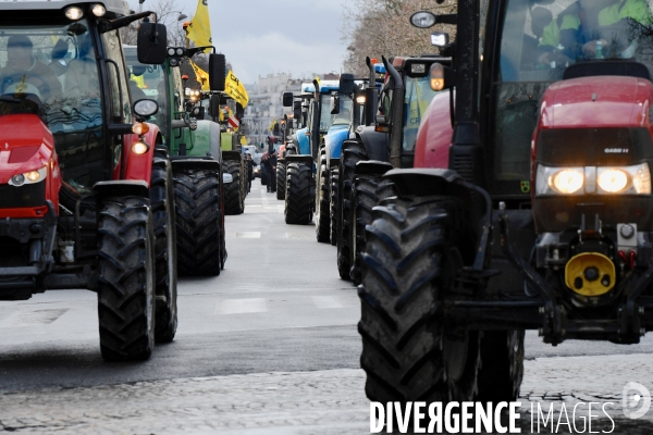 Manifestation des agriculteurs de la Coordination rurale