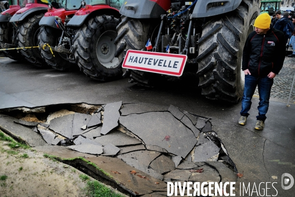 Manifestation des agriculteurs de la Coordination rurale